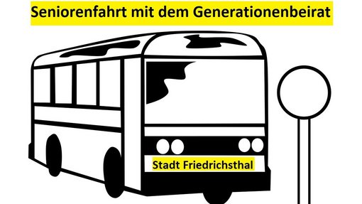 Grafik schwarz-weiß Foto mit gelber Aufschrift der Stadt Friedrichsthal