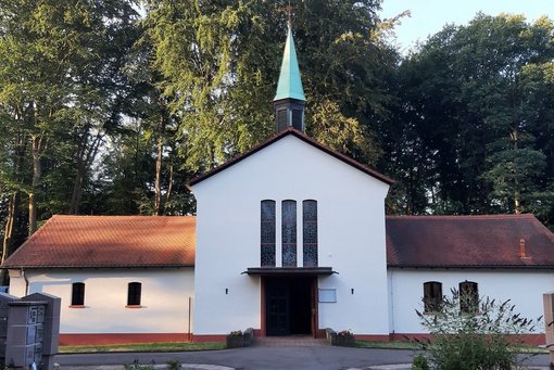 Einsegungshalle auf dem Friedhof Friedrichsthal