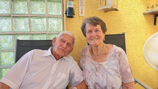 auf dem Bild sind die Eheleute Edith und Harald Pontius zu sehen