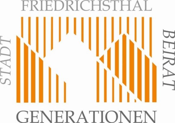 Rot-schwarzes Logo des Generationenbeirates der Stadt Friedrichsthal