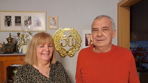 Foto zeigt das Ehepaar Buchenau