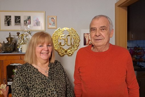 Foto zeigt das Ehepaar Buchenau