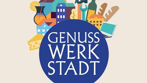 Bild zeigt das Plakat der Veranstaltung "Genuss Werk Stadt"