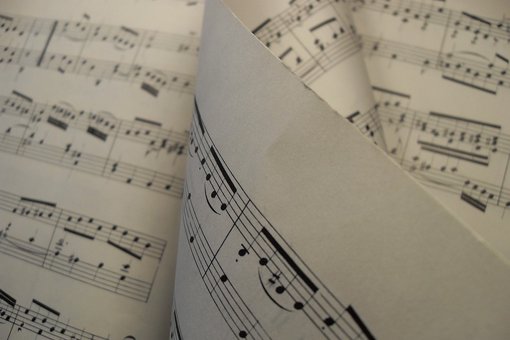 Bild zeigt Notenblätter