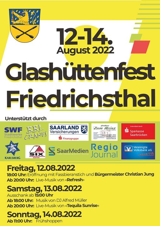 Plakat Glashüttenfest
