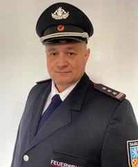 Wehrführer Dieter Altmeier in Uniform